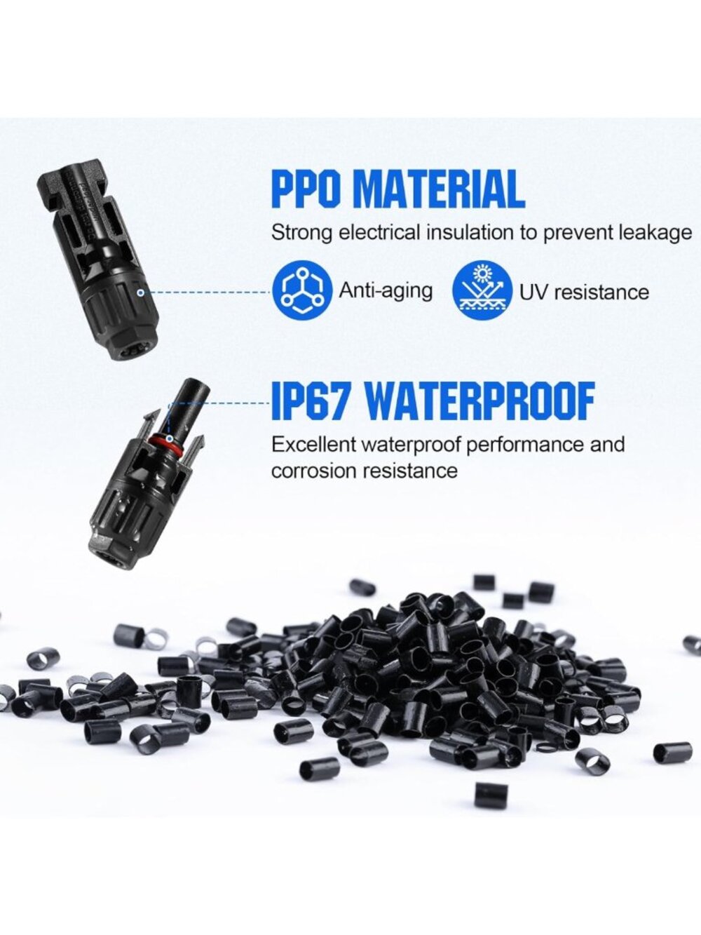 13-Piece Solar Crimper Tool Kit - Crimper, Connectors & Wrenches for Panel - Picture 4 of 6